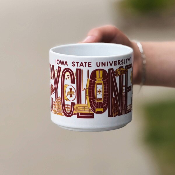 Iowa State Cyclones Doodles Ink Nolan Mug 14-oz